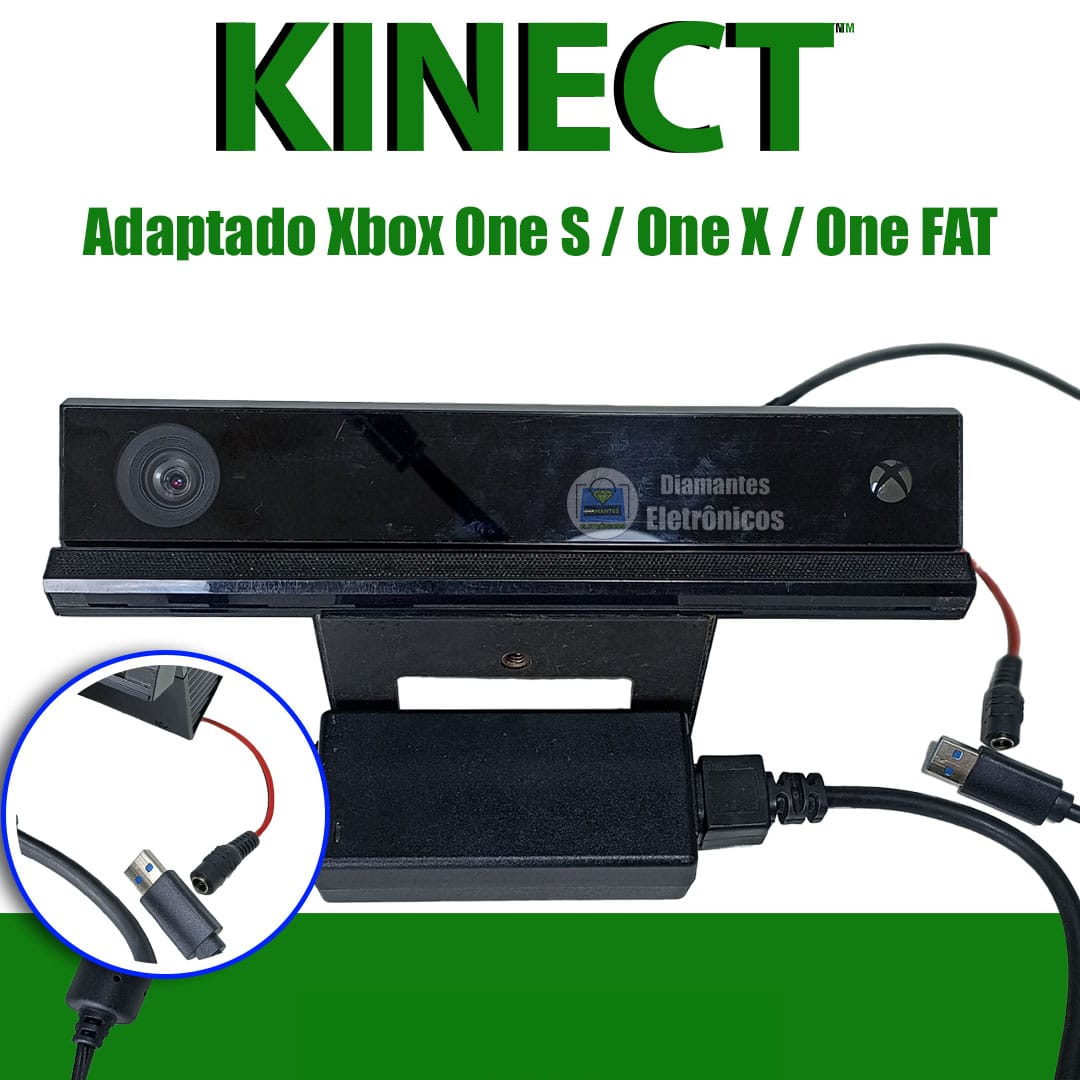 Adaptador Xbox Kinect Adapter para Windows e Xbox One S (Novo